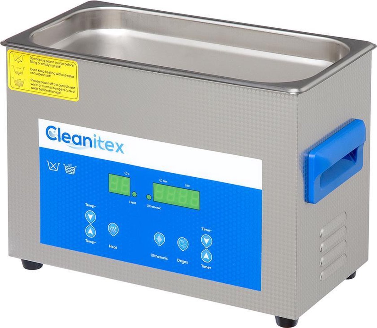 Cleanitex CXD4 - 4 liter | Professionele ultrasoon reiniger met een krachtige reiniging (Ultrasoonbad