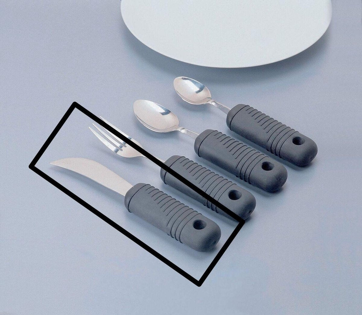Buigbaar bestek Sure Grip kantelmes