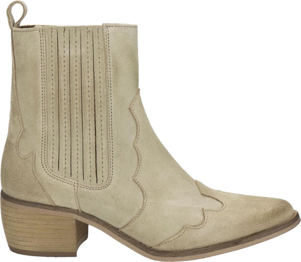 Nelson dames cowboylaars - Beige - Maat 40