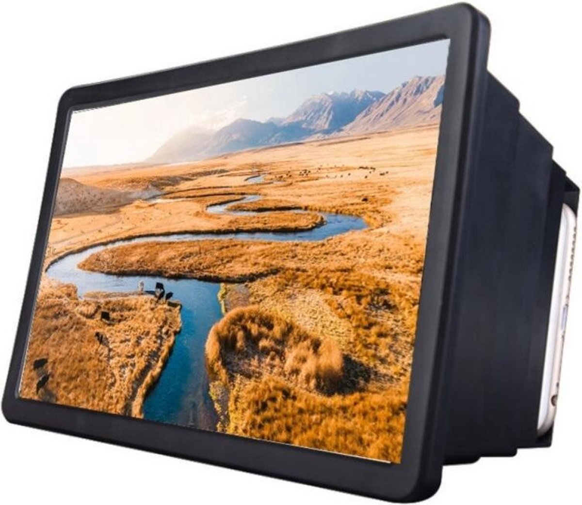 DrPhone ESF2 – Universele – Opvouwbaar -  Draagbaar -  3D Video Vergroter - Smartphone Screen Vergroter – Voor Mobiele Telefoon