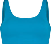 WALLIEN - Dames Bikini Top Comfy - Azure Vision - Blauw