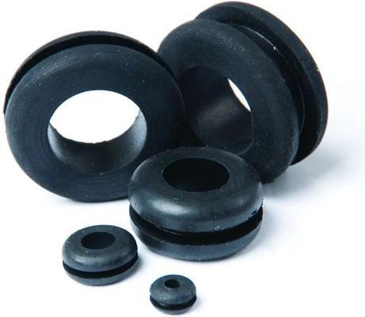Rubberen doorvoertule - 10 stuks -  diameter: Binnen Ø 7.94 mm - Buiten Ø 11.11 mm
