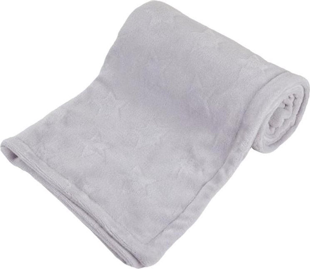 Soft Touch Dekentje Ster 75 X 100 Cm Polyester Grijs
