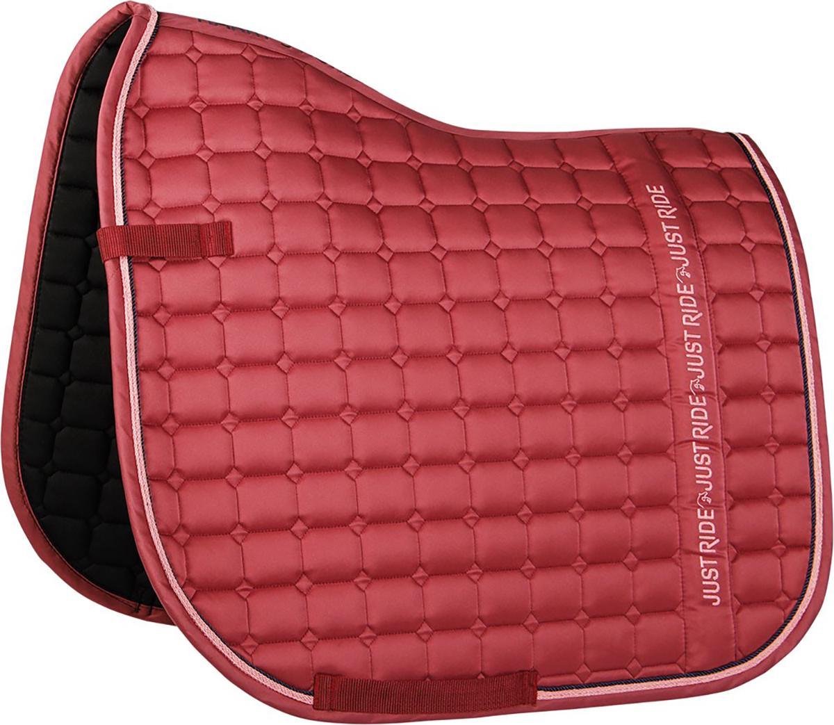 Harry's Horse Zadeldek  Just Ride Rosegold - Dark Red - veelzijdigheid Full