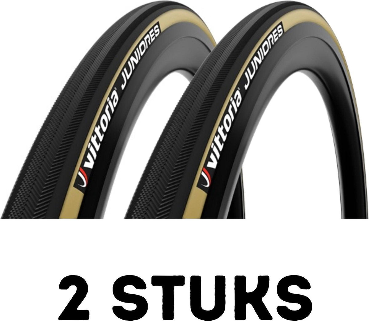 Fietsband - Buitenband - Set van 2 - Tubularband Juniores Blacktread 26 x 7/8