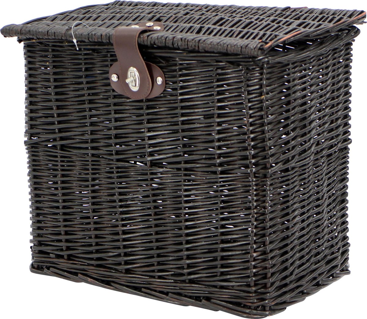 AMIGO - Fietsmand - Type bakkersmand - 25.5 Liter - Donkerbruin