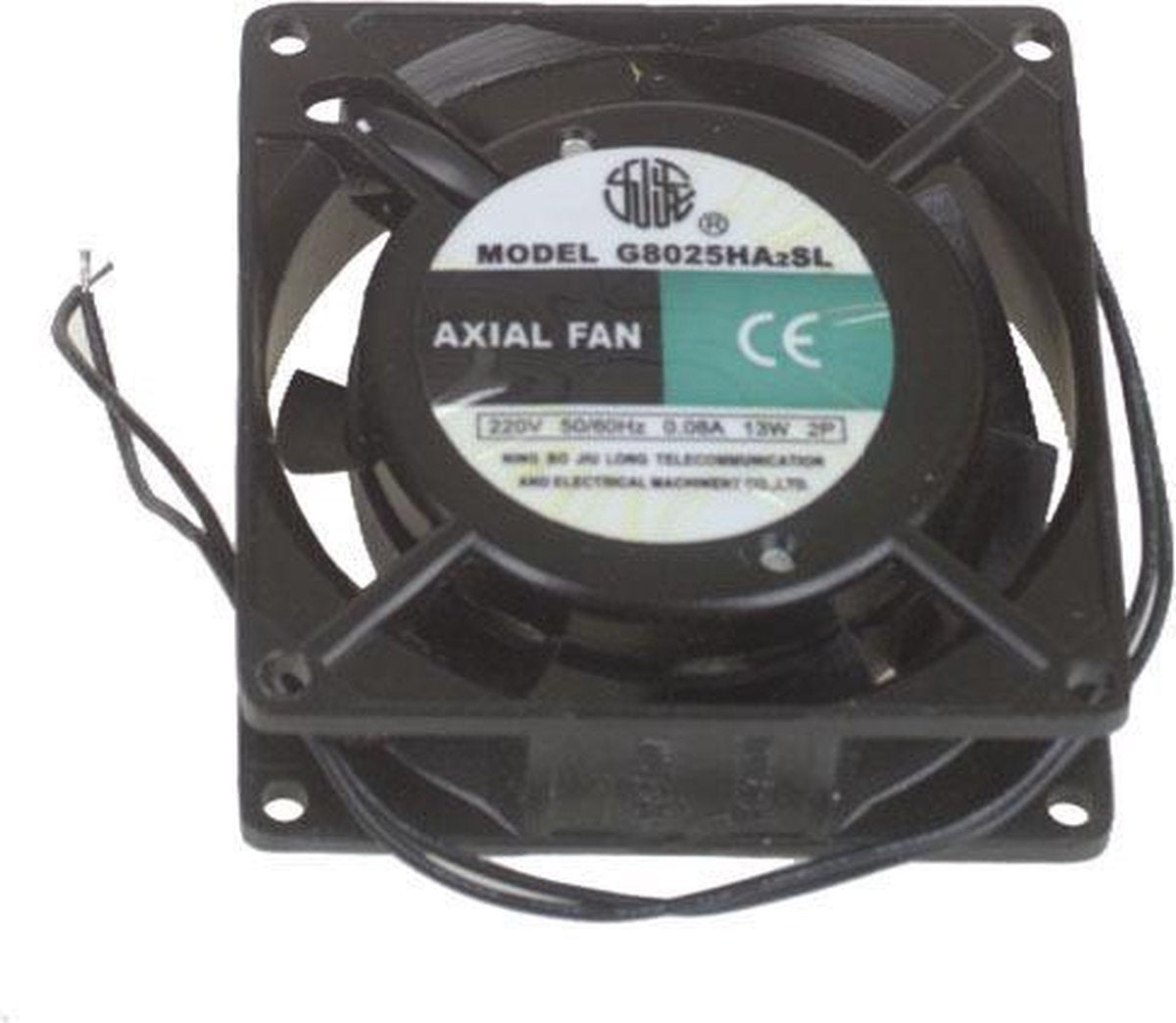 UNIVERSEEL - VENTILATOR COMPACT  80MM X 80MM X 25.5MM - 10W -