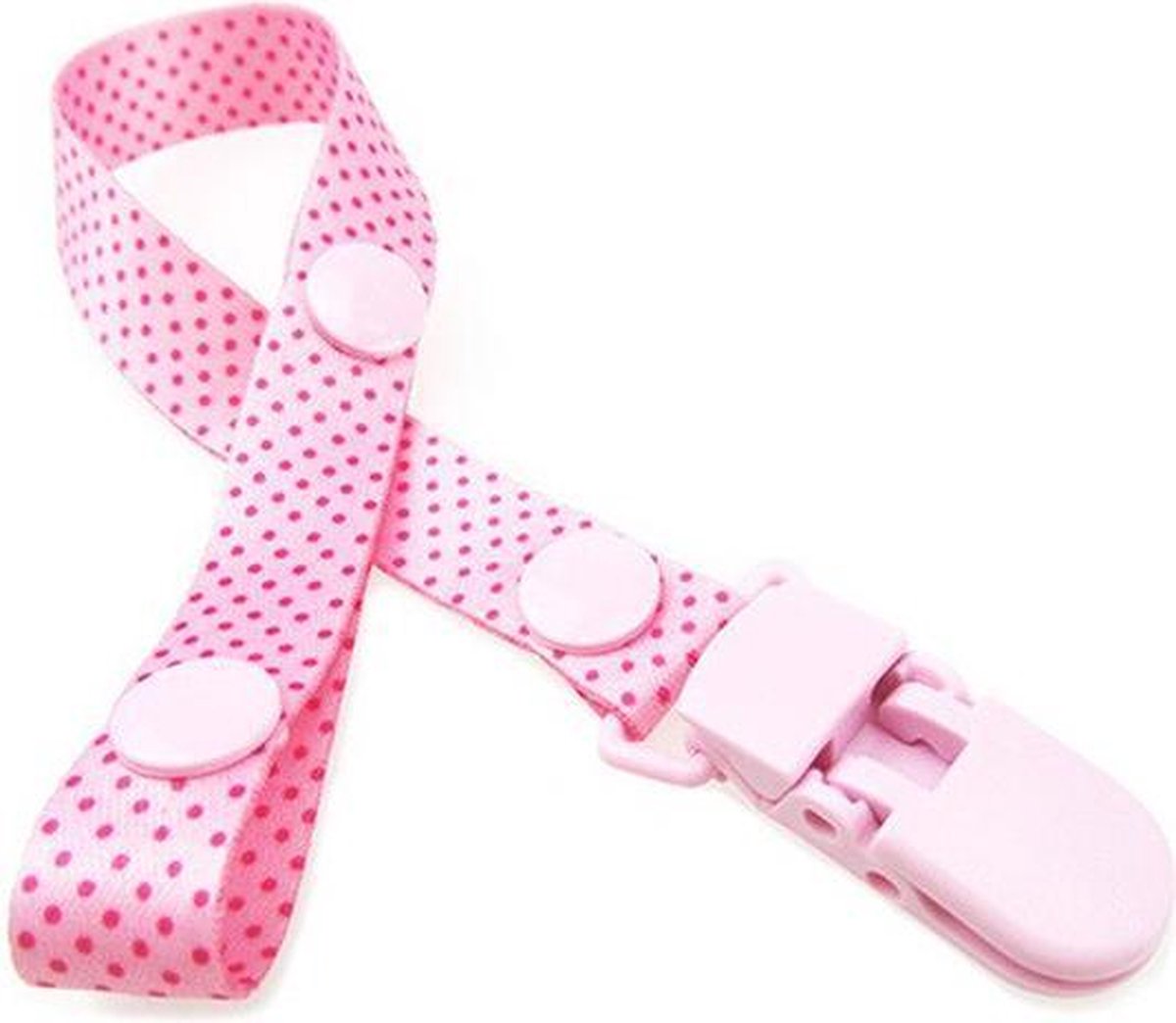 JillyBee - Speenkoord - Speen - Koord - Stipjes - Stippen - Roze