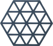 BOTC Pannenonderzetter X - donkergrijs - 2 stuck - onderzetter Silicone