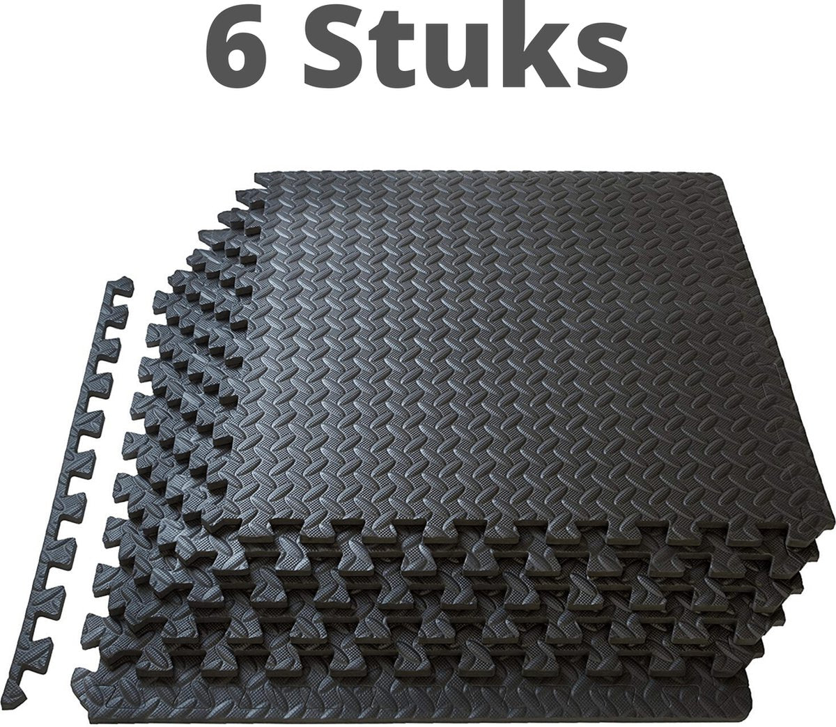 Zwembadtegels Grijs 40x40 CM 6 Stuks - Grondzeil Zwembad - Ondertegels Zwembad - +/- 1m²