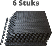 Zwembadtegels Grijs 40x40 CM 6 Stuks - Grondzeil Zwembad - Ondertegels Zwembad - +/- 1m²