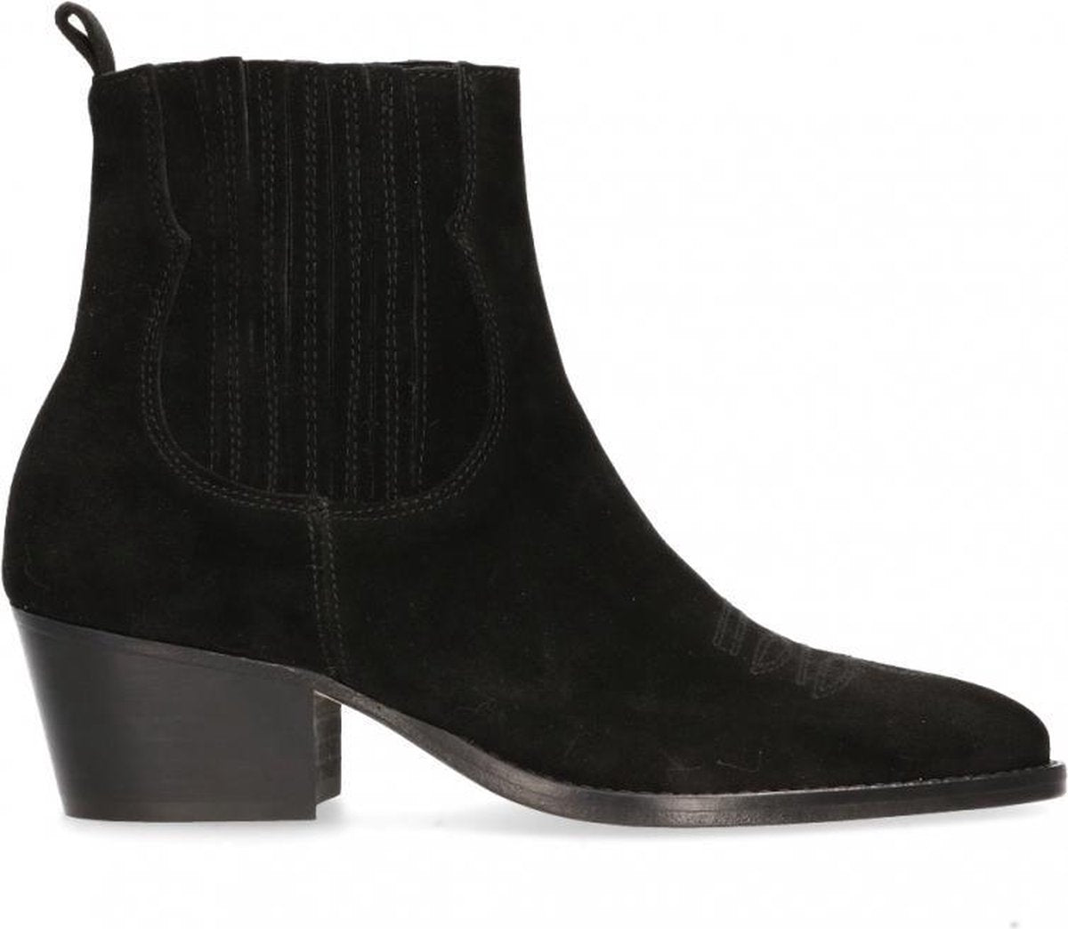 Van Dalen  - Chelsea Western Laarsje - Womens - Black - 41