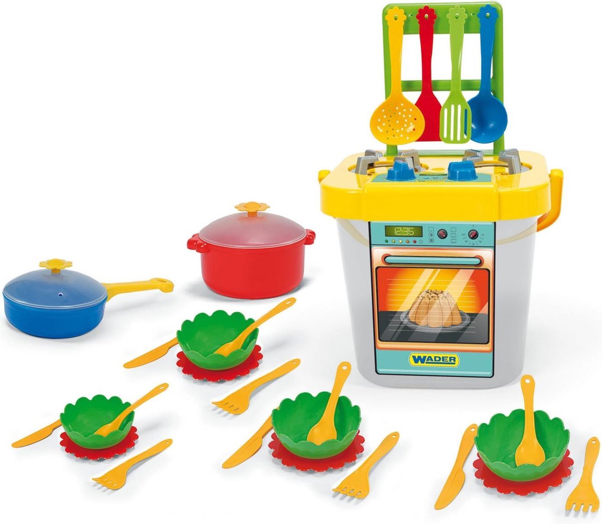 Keuken met accessoires 31 stks. Wader Party 24410