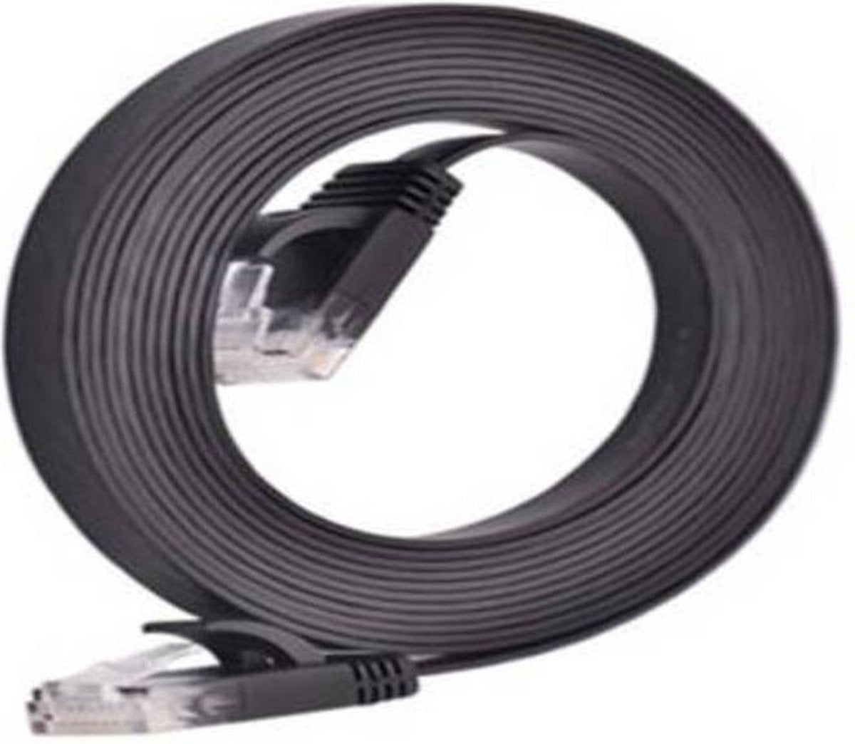 RJ45-Netwerk LAN Kabel - Zwarte Ethernet-Netwerkverbindingskabel - Internet Kabel - 10 M - CAT 6 Netwerkkabel voor Computer/Laptop