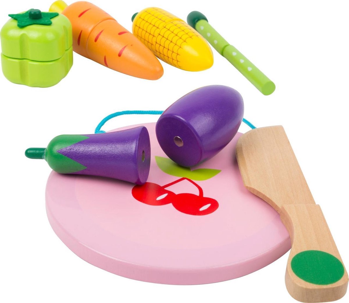 Small Foot Speelgroenten En Fruit Junior Hout 17-delig