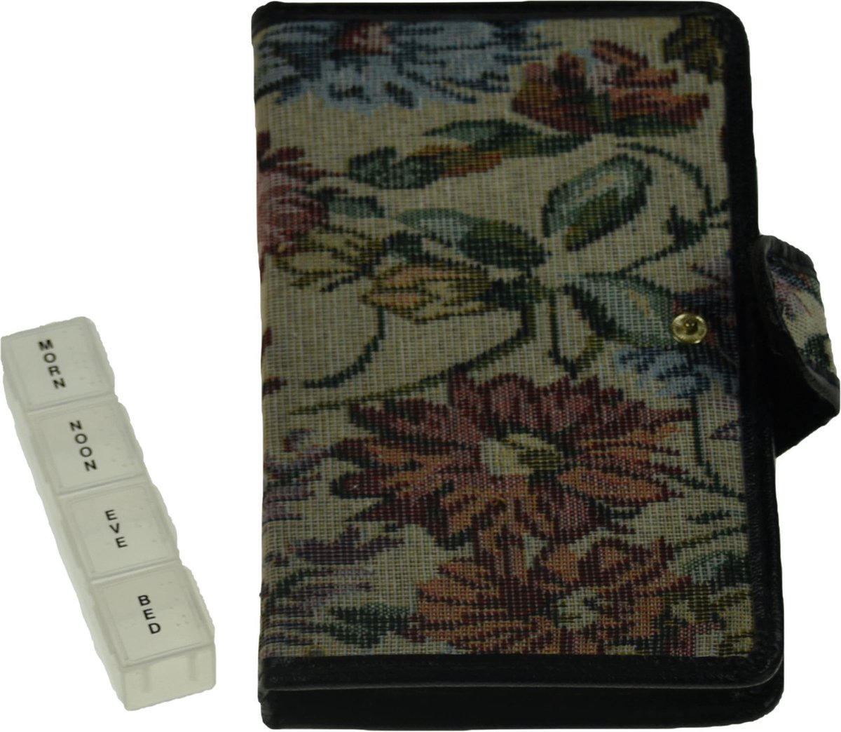 Luxe Pillenportefeuille  of Medicijn etui met leuke opdruk.