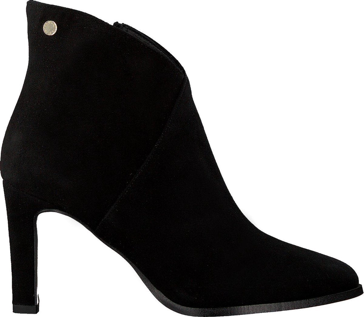 Notre-V 7425 Enkellaarsjes - Enkelboots - Dames - Zwart - Maat 39