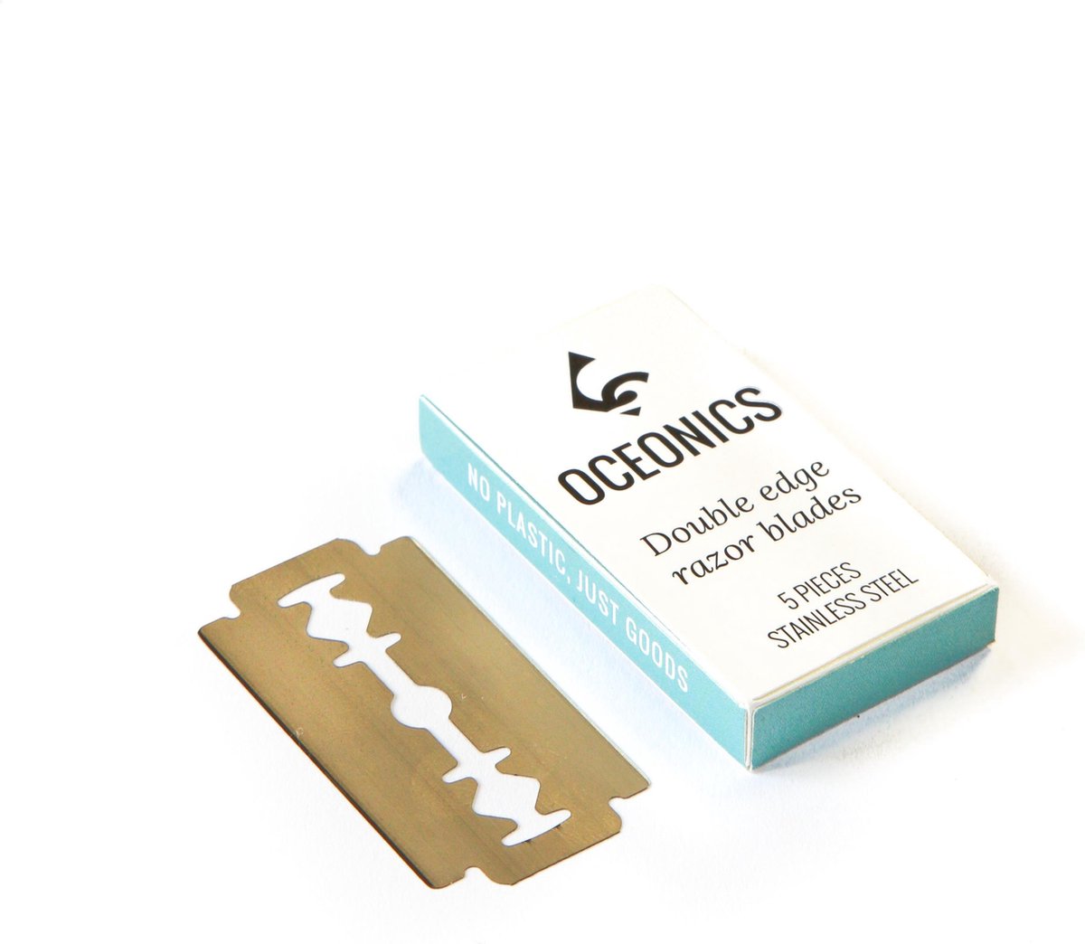 Oceonics Safety Razor Navulling (10x5 mesjes) | Klassiek Scheermes Navulling| Double Edge Blades | Zero Waste