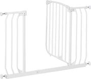 Traphekje zonder boren - Hek - 97-108 cm - Wit