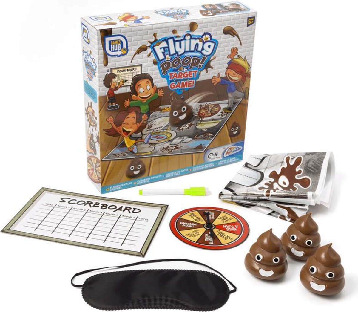 Flying Poop Target Game