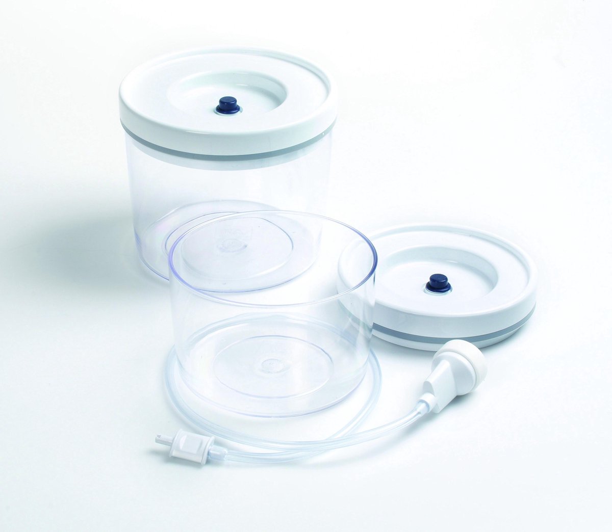 Domo DO316L-set - 2 potjes en vacuüm slang accessoire voor Vacumeermachine