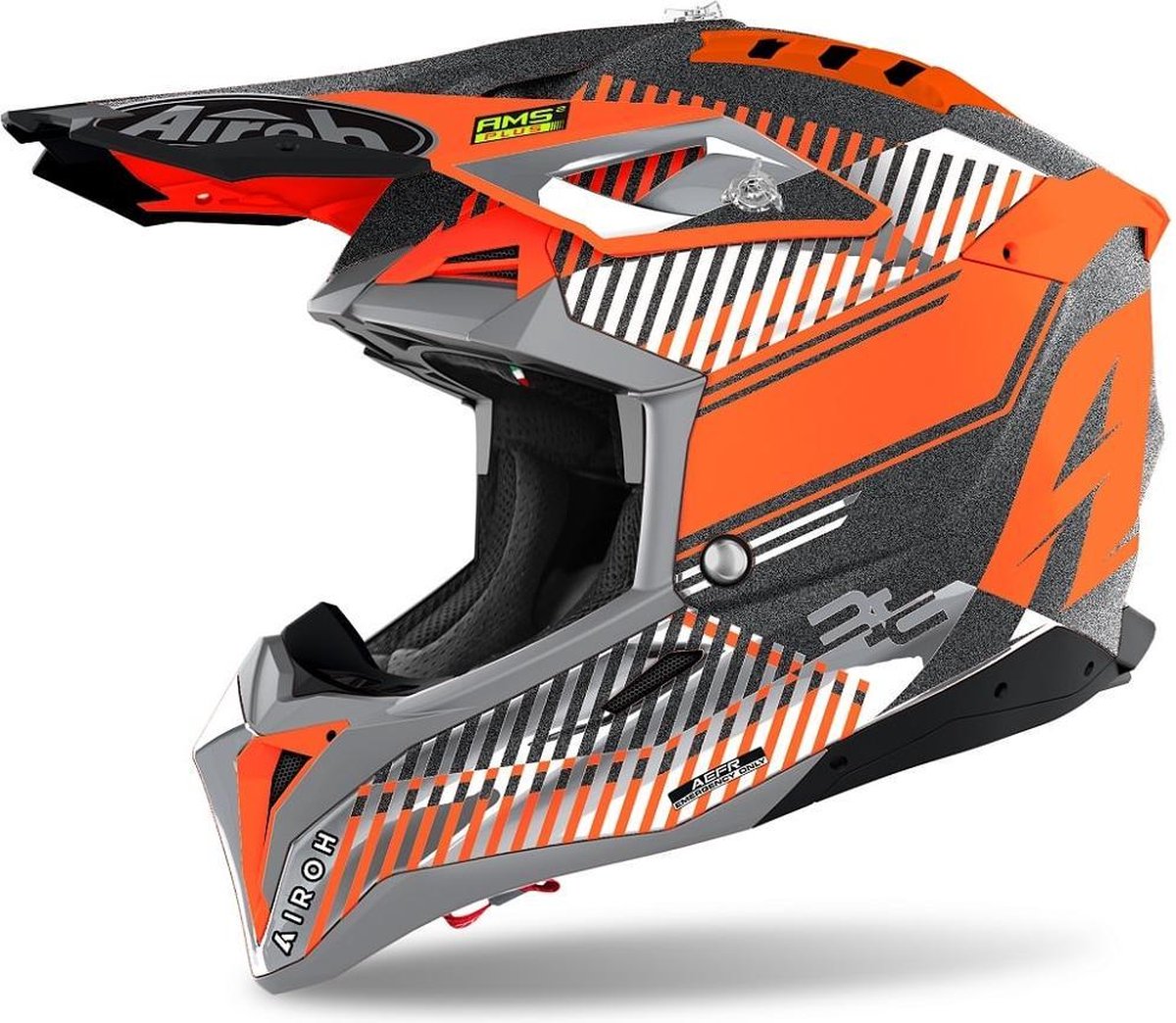 Airoh Aviator 3 Wave Flat Orange XXL
