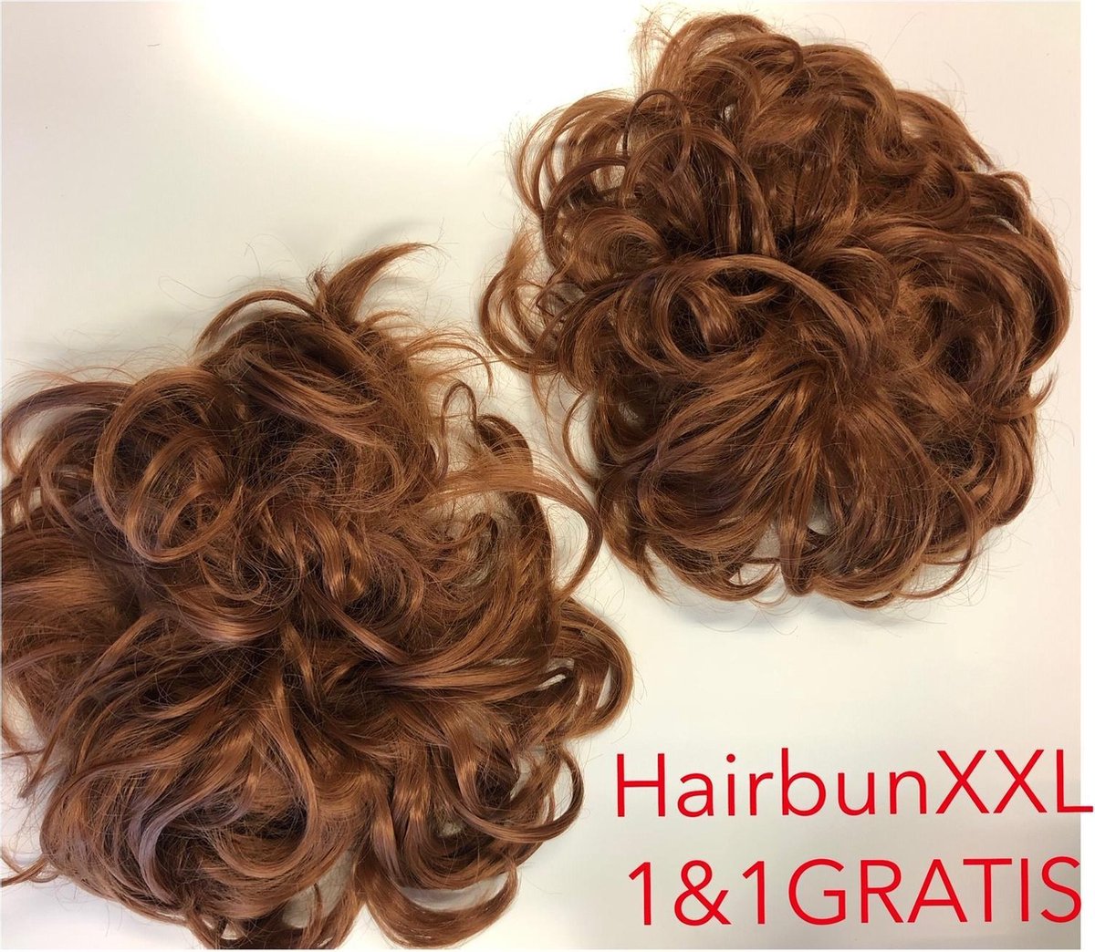 Hairbun XXL 1&1GRATIS  Haarstuk Ø25cm Hair Extensions Donut Ponytail Messy Bun