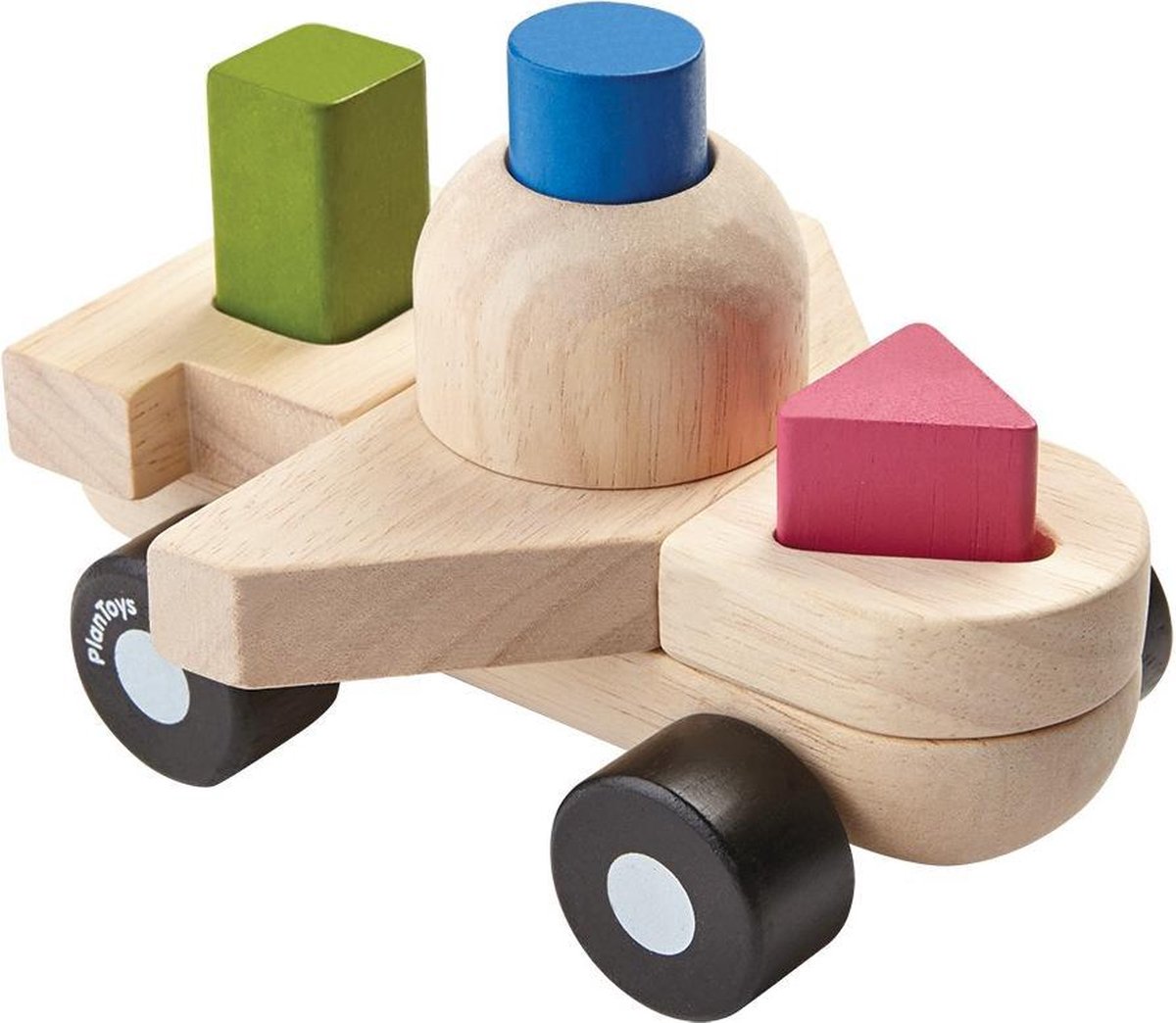 Plan Toys vormenpuzzel Sorting Puzzle Plane 5431
