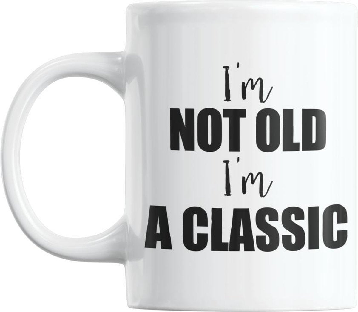 Studio Verbiest - Mok - Opa Oma / Grootvader Grootmoeder / Grandpa Grandma -I'm not old