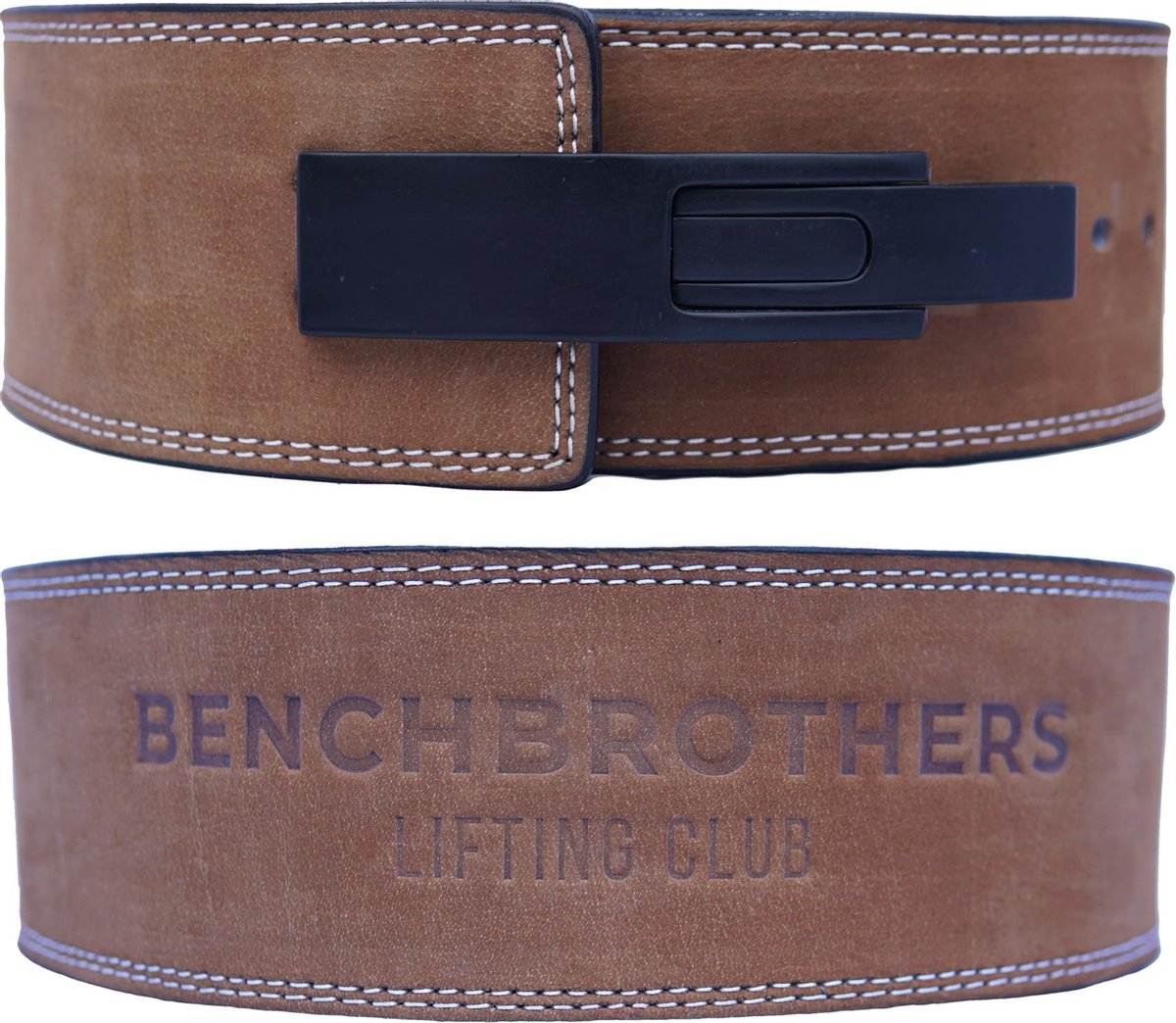 Benchbrothers Powerlifting riem nubuck - lever belt - powerlifting belt - halter riem - Beige - L