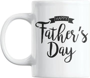 Studio Verbiest - Mok met tekst - Vaderdag - Happy father's day (5) - 300ml ( Vader / Papa / Cadeau / Koffie / Thee )
