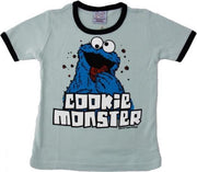 Sesamstraat Koekiemonster Logoshirt kinder t-shirt - Logoshirt - 80/86
