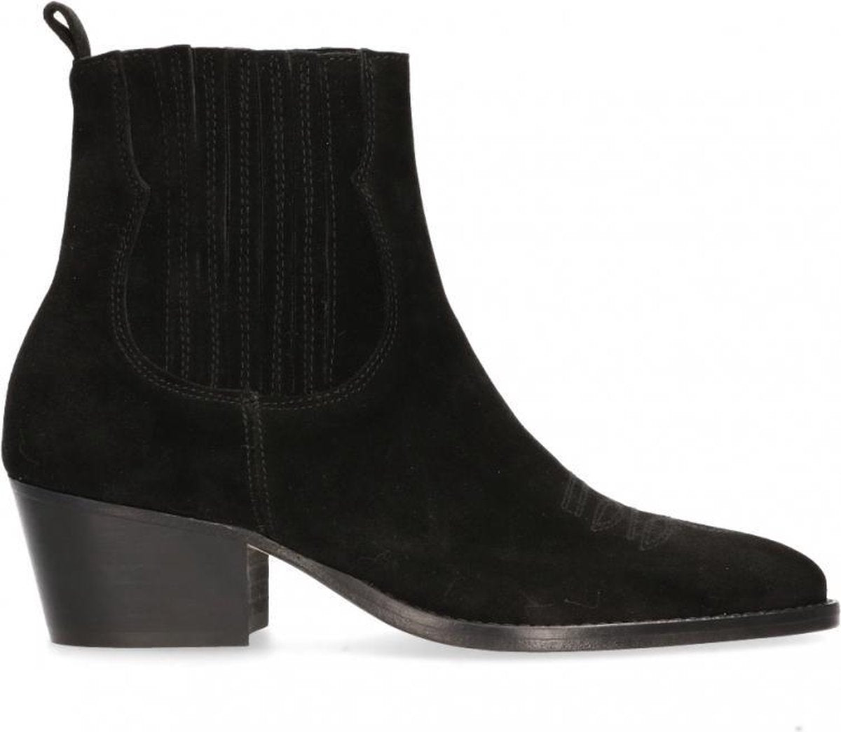 Van Dalen  - Chelsea Western Laarsje - Womens - Black - 38