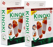 Kinoki detox voetpleisters - Detox pleisters - Ontgift het lichaam - 2x 10 stuks