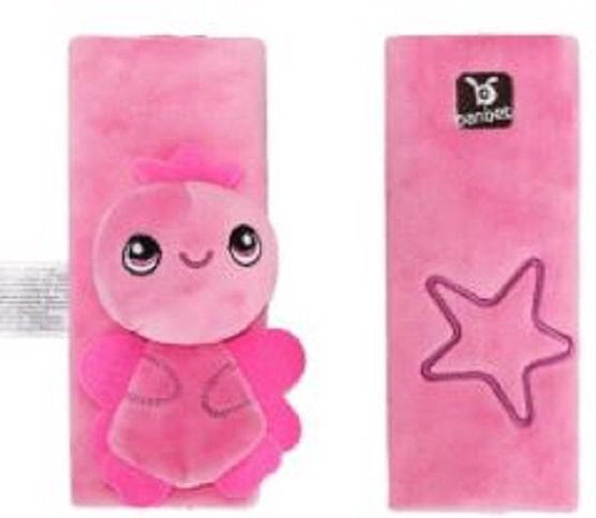 Gordelhoes Voor Kinderen En Baby`s -  Veiligheid - Berschermhoes - Seat Belt Kids - Pluche - Vogel - Roze