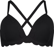 Hunkemöller Dames Voorgevormde beugel bikinitop Scallop Cup E + - maat F70