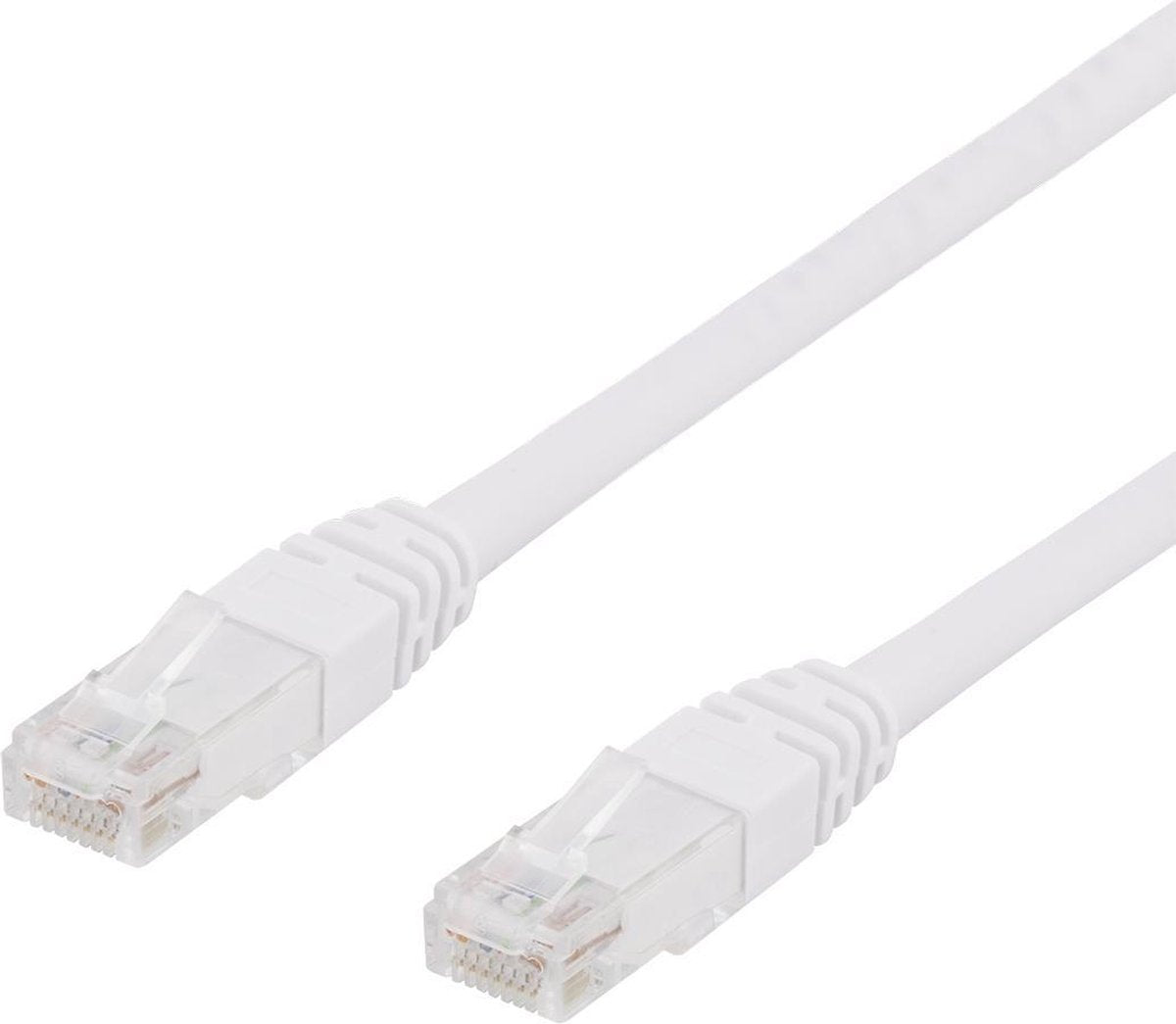 DELTACO TP-610V Cat6 U/UTP Netwerkkabel LSZH - Wit - 10 meter