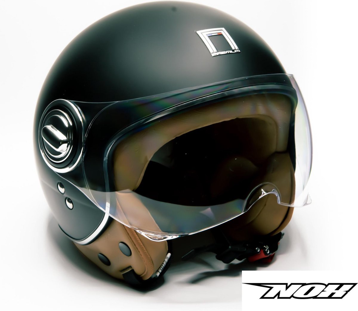 helm NOX N234 mat zwart S