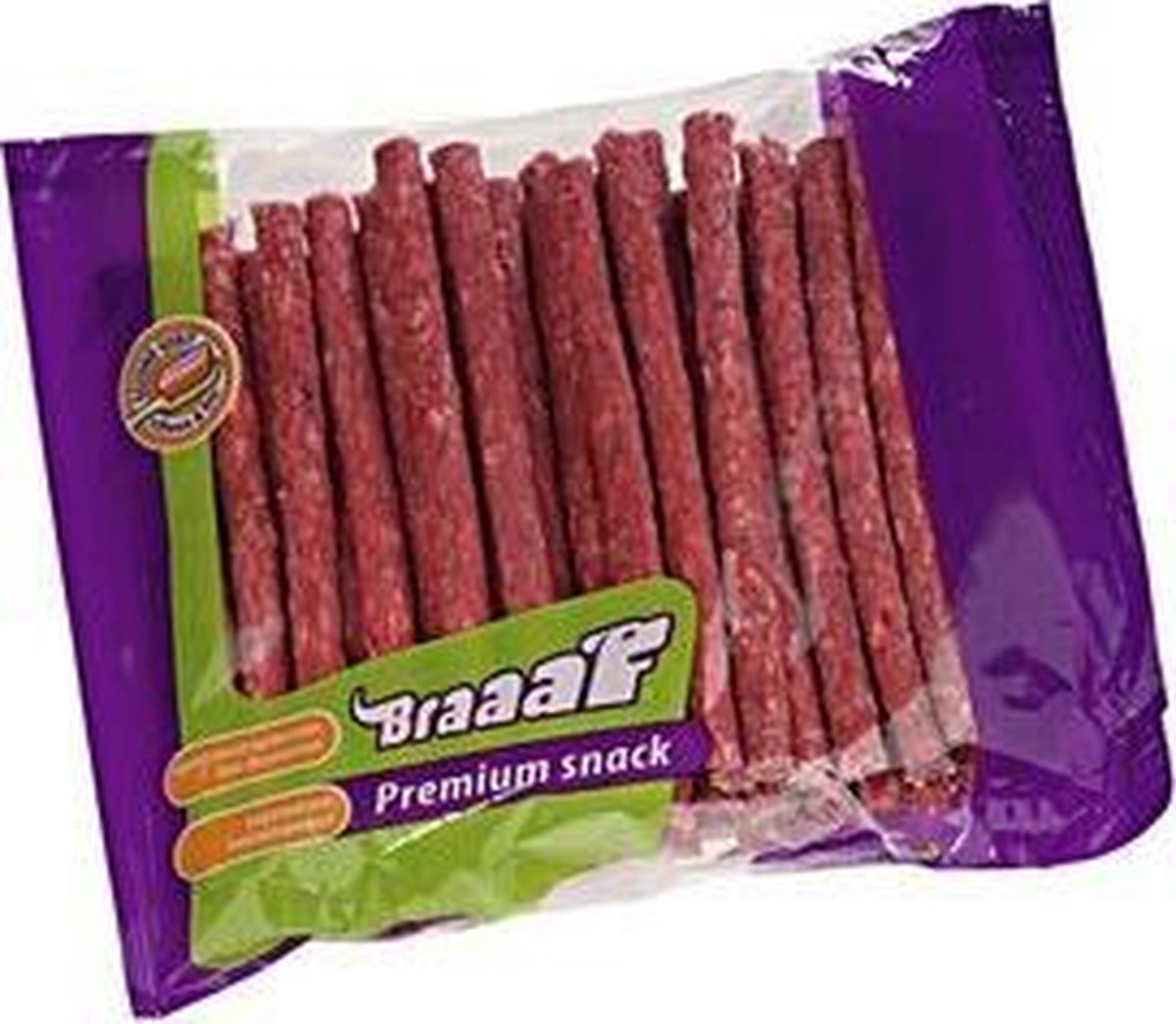Braaaf Munchy Sticks rood 50 stuks x 10