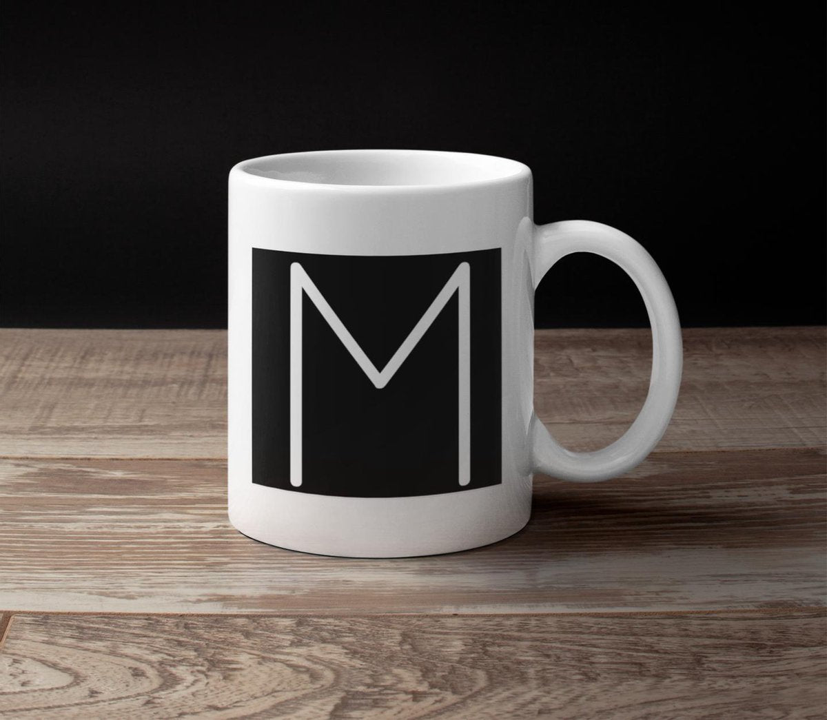 Alfabet mok letter M