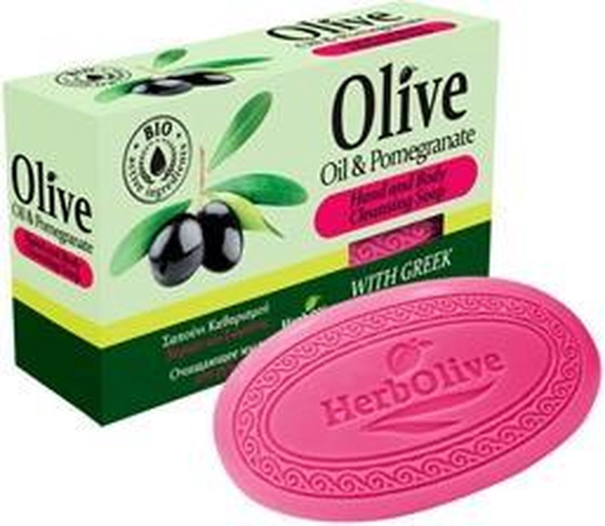 HerbOlive Zeep Bridge *Olijfolie & Granaatappel* 85g