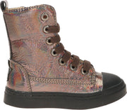 Shoesme Sh20w019 Veterboots - Laarzen Met Veters - Meisjes - Zilver - Maat 25