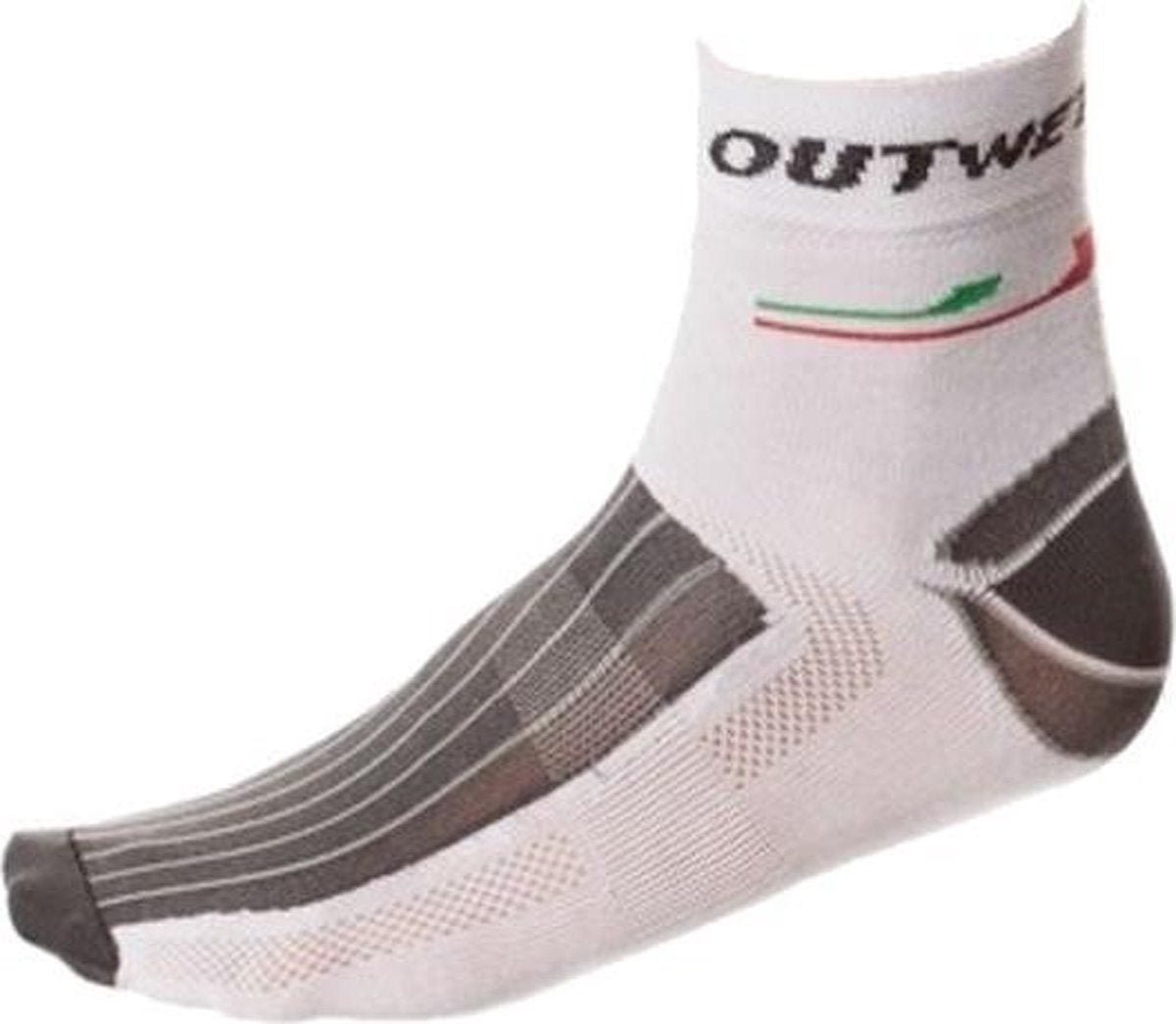 Outwet Unisex Sportsokken Katoen Wit Maat One Size