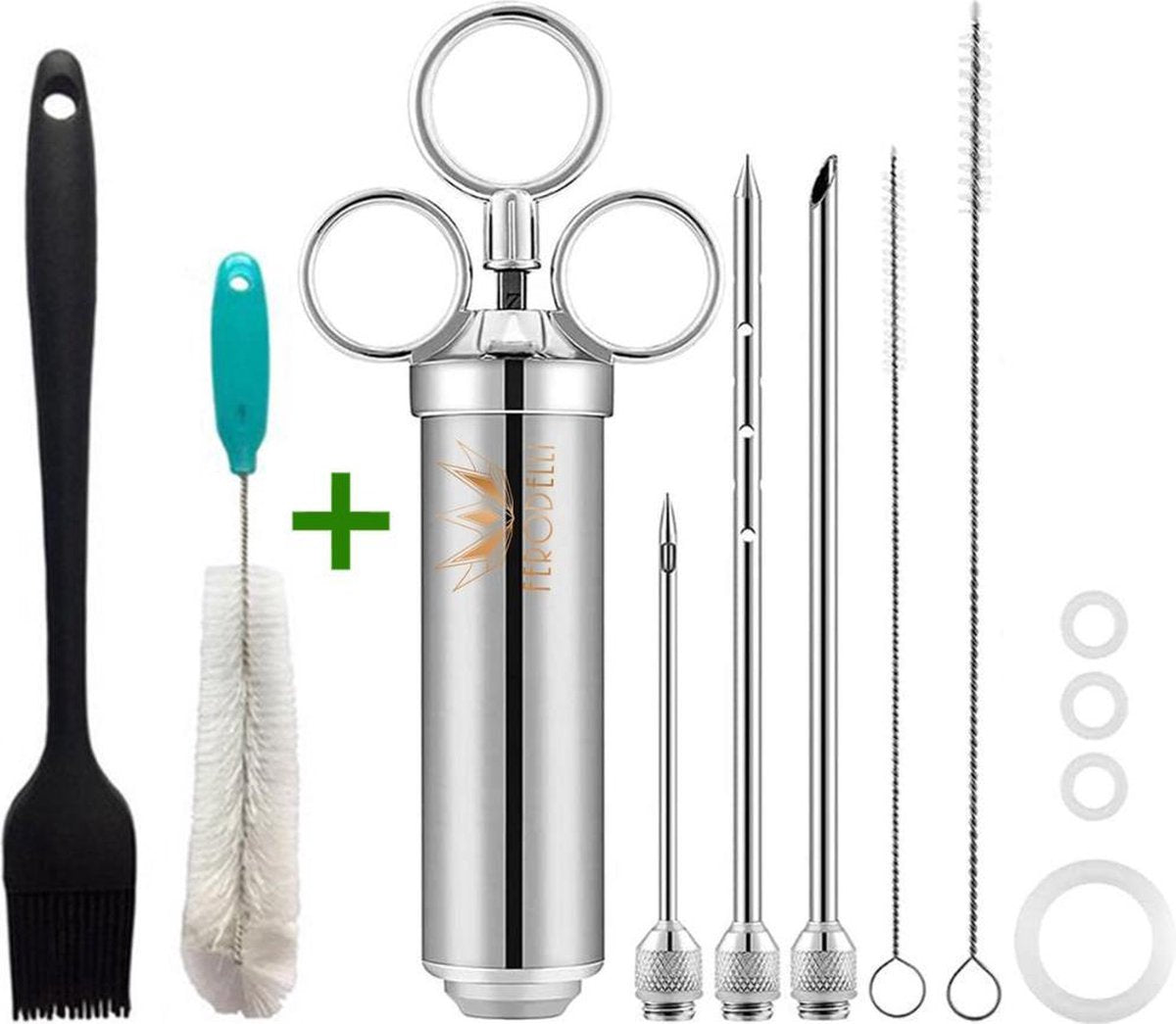 Ferodelli® - XXL marinade injectiespuit - marinade injector / spuit - (Populair)