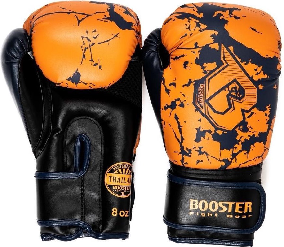 Booster Bokshandschoen Junior Marble Oranje