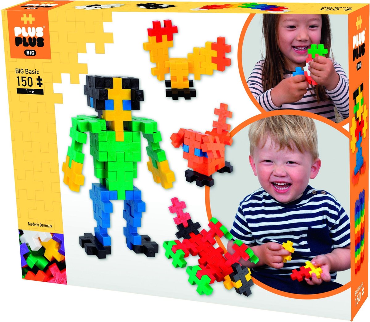 Plus Plus - BIG Basic Mix - 150 pcs (3272)