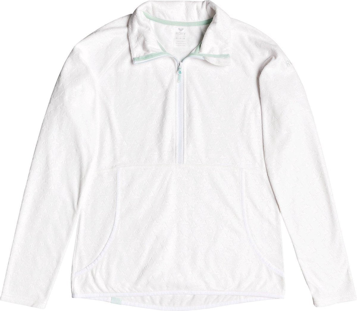 Roxy Cascade Dames Skipully - Bright White Risingpeak Embos - Maat S