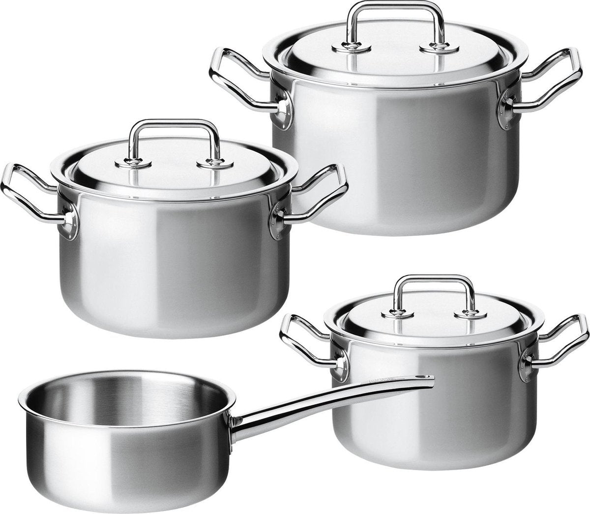 Spring Brigade Premium Pannenset - 4-delig - RVS