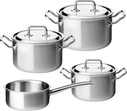 Spring Brigade Premium Pannenset - 4-delig - RVS