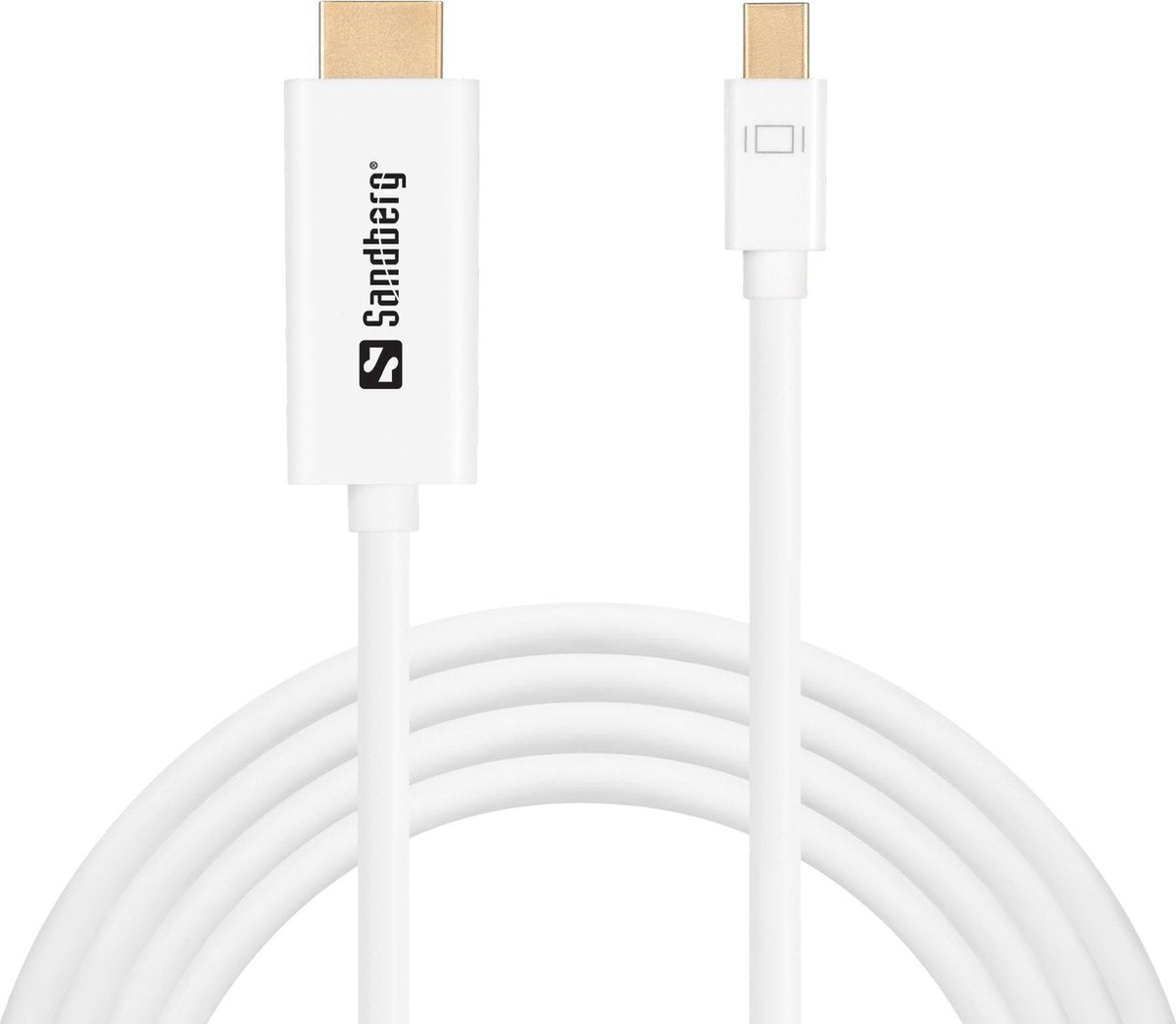 Sandberg - HDMI kabel naar Mini DisplayPort - 1.5 m - Wit